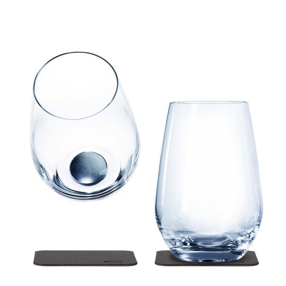 Magnetic Crystal Longdrink Glass, Set of 2 image number 0