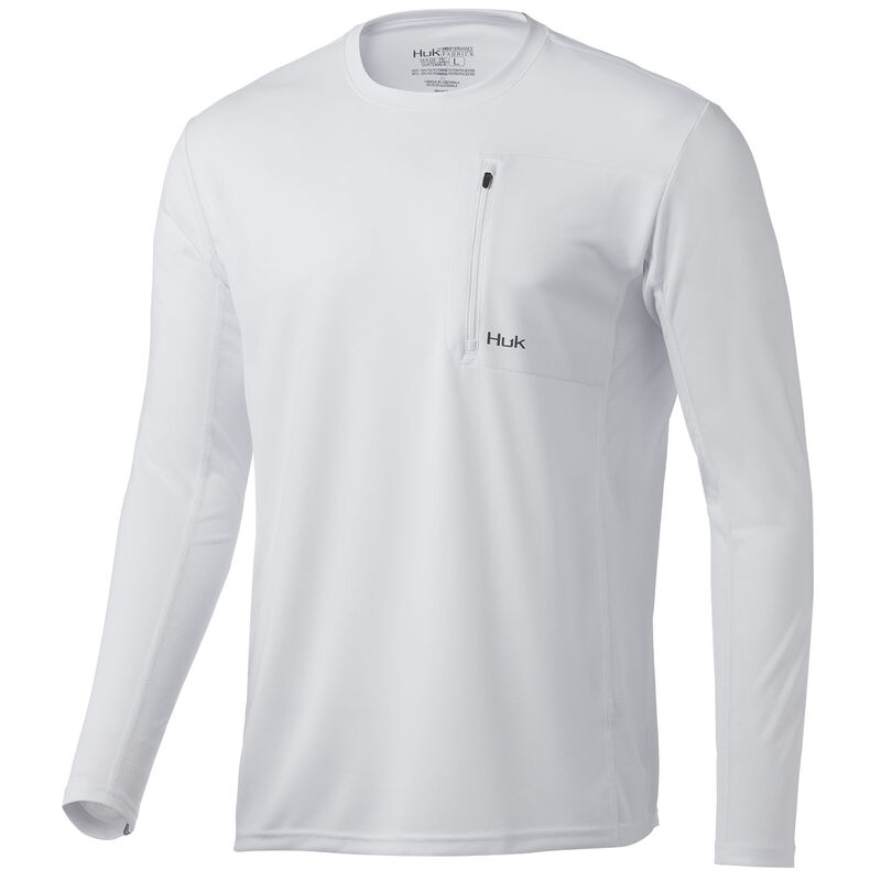 Huk Icon x Long Sleeve Shirt - Men&s 2XL Grey