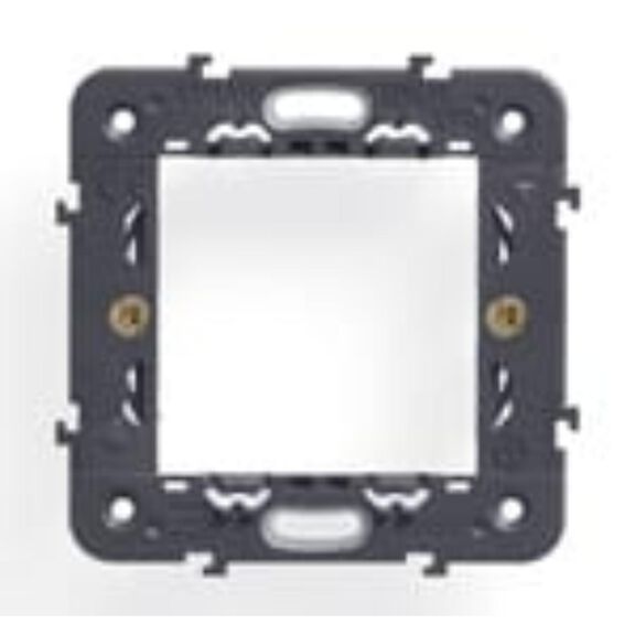Vimar Eikon 21602 2-Module Mounting Frame with Claws image number 0