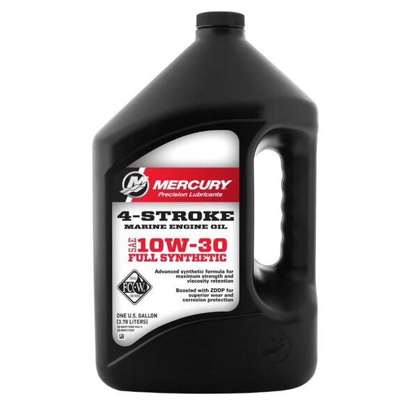 SAE 10W-30 Full Synthetic 4-Stroke Marine Engine Oil image number 0
