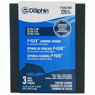 P-FLEX Sanding Sponge, 220 Grit, 3-Pack