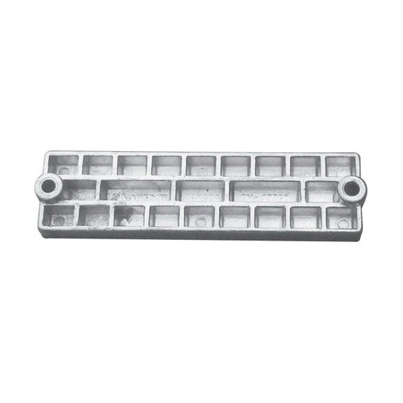 Aluminum Bar/Plate Anode for Mercury, MerCruiser, 2" x 7.56" x 0.6" image number 0