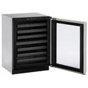 24" Stainless Dual Zone Wine Captain, LHH Lock image number 2