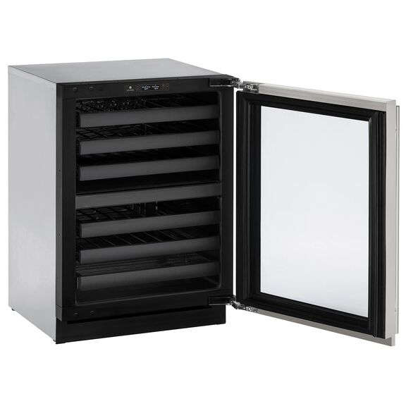 24" Stainless Dual Zone Wine Captain, LHH Lock image number 2