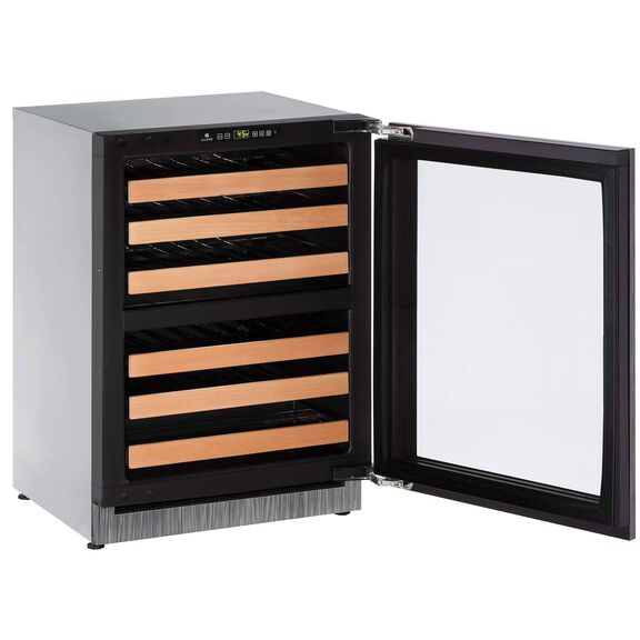 24" Stainless Dual Zone Wine Captain, LHH Lock image number 2