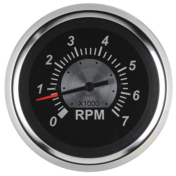 Black Sterling Series Tachometer, 7000 rpm, O/B & 4-Stroke Gas Engines image number 0