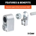 Spare Tire Lock, Chrome image number 3