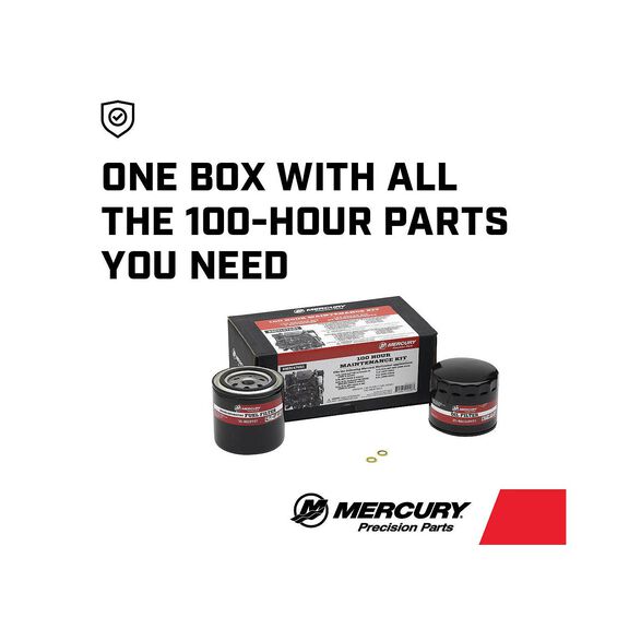MerCruiser V6 and V8 Sterndrive and Inboard Engine 100 Hour Maintenance Kit image number 1