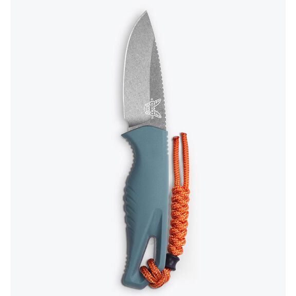 Intersect Fixed Blade Knife, Depth Blue - Santoprene image number 1