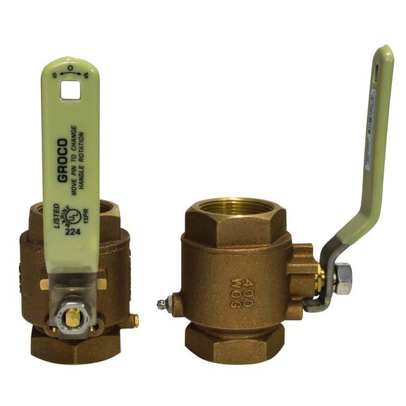 Full-Flow Bronze In-Line Ball Valves,  IBV Series image number 0