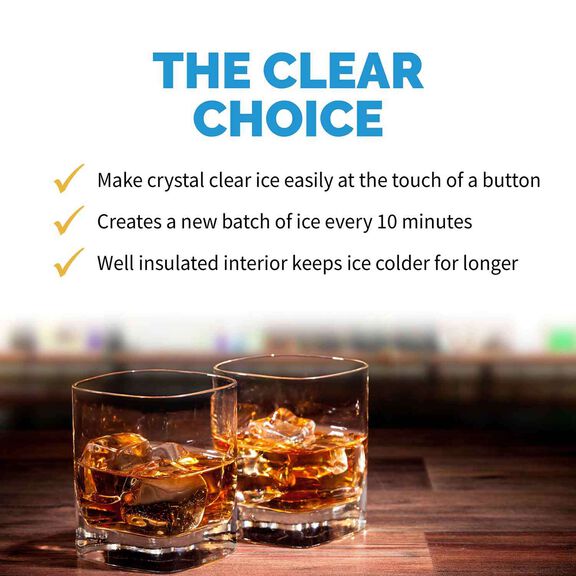 Countertop Clear Ice Maker, 40 lbs. image number 7