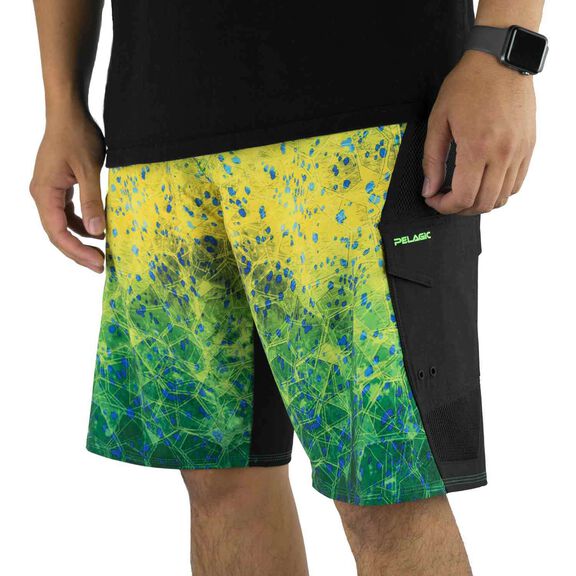 Men&rsquo;s FX-Pro Tactical Fishing Hex Board Shorts image number 0