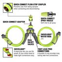 Flexzilla Marine Twin Outboard Flush Kit, 6-Piece 5/8" 3/4" - 11 1/2 GHT image number 2