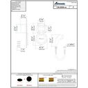 Recessed Shower Black Cup with Stainless Steel Lid w/Gasket, Small Black Sprayer, 6' Stainless Steel Hose image number 3
