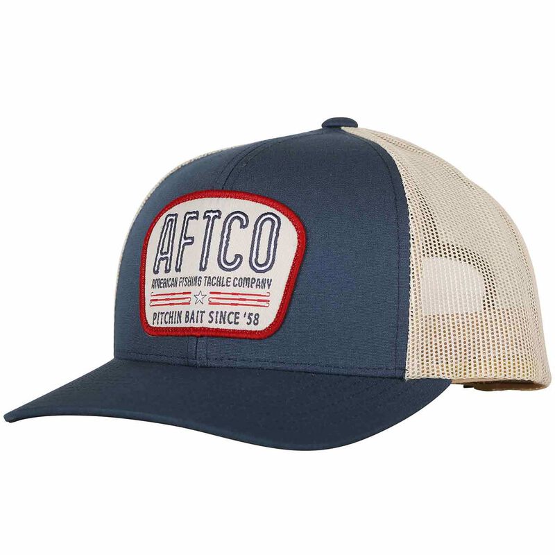 AFTCO Waterborne Trucker Hat Dark Navy