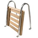 Teak Swim Platform, for Boats with Inboard/ Outboard Motor image number 1