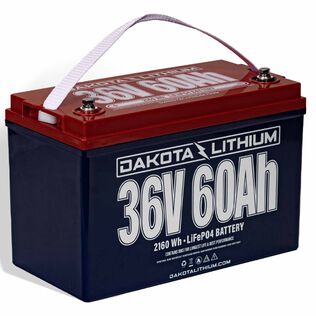 Lithium Iron Phosphate Battery, 36V, 60Ah, Group 31
