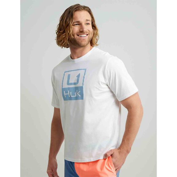 Men's Huk Stacked Logo Shirt image number 0