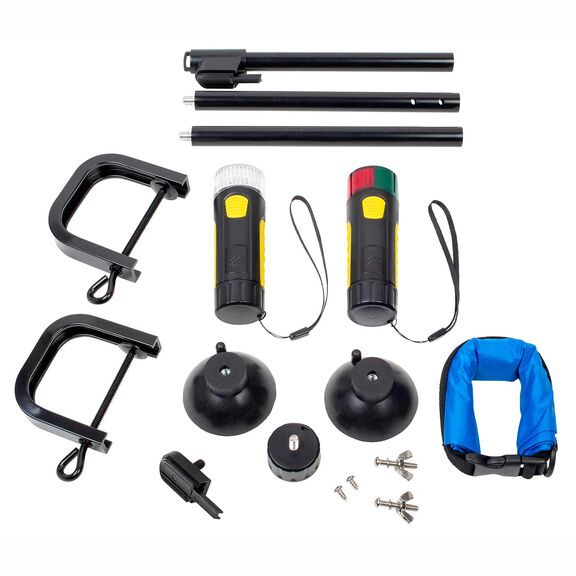 Deck Mount Portable LED Bi-Color Navigation Light Kit, 1 Nautical Mile Visibility image number 0