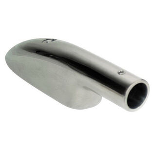 1" Stainless Steel 90&deg; End Bottom Mounted Handrail