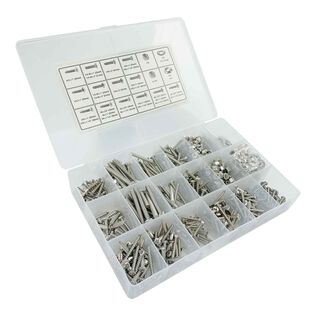 Master Mariner Fastener Kit, 624 Piece, Stainless Steel
