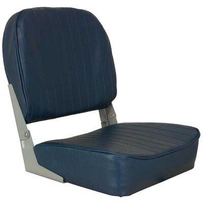 Low Back Folding Coach Seat, Blue