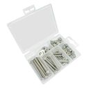 Phillips Pan Head Machine Screw Kit, 54 Piece, Stainless Steel image number 0