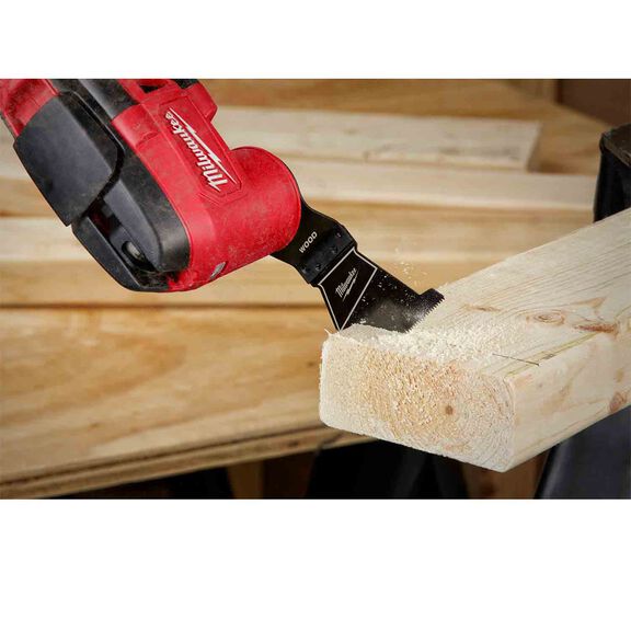 MILWAUKEE&reg; OPEN-LOK&trade; 2-1/2" HCS Wood Multi-Tool Blades, 3 Pack image number 2