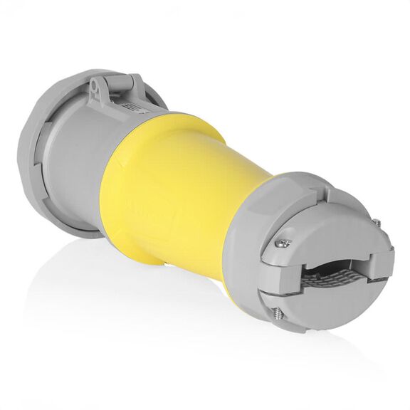 100 Amp 277/480 Volt 3-Phase, 4P, 5W, North American Pin & Sleeve Connector, ABYC Certified, IEC 60309 Industrial Grade Marine Grade IP66/67/68, & IP69K Watertight image number 1