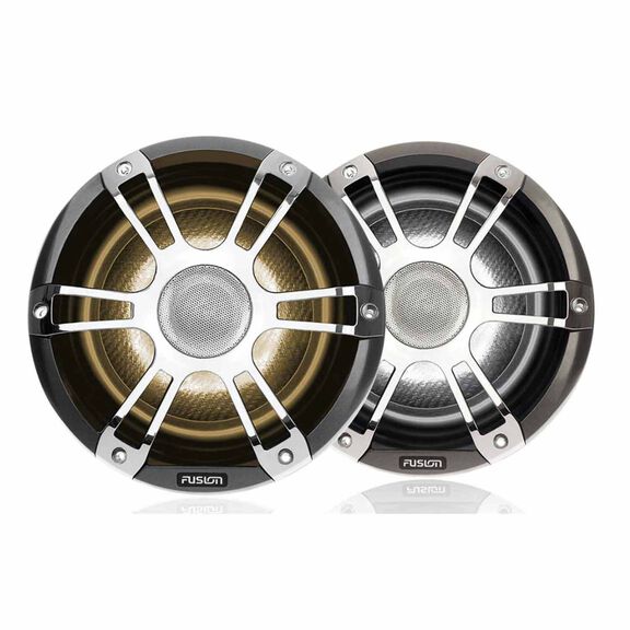 SG-FL772SPC Signature Series 3 7.7" 280-Watt Sports Chrome Marine Speakers with CRGBW image number 0