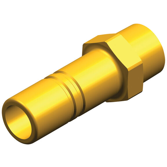 Stem Adapter 1/2" NPT Male to 15mm (Brass) image number 0