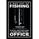 A Bad Day Fishing Poster, Black image number 0