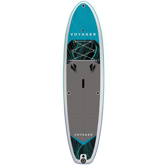 11'6" Voyager Fisherman Inflatable Stand-Up Paddleboard Package image number 1