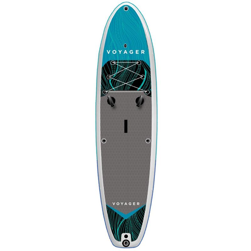 11'6" Voyager Fisherman Inflatable Stand-Up Paddleboard Package image number 1