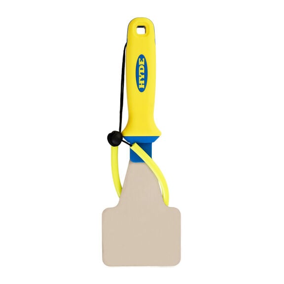 Marine Stainless Steel 4'' Stiff Hand Scraper with Landyard image number 0