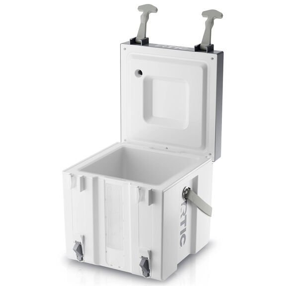 Halftime Water Cooler, 3 Gallon Hard-Sided Water Cooler, White image number 1