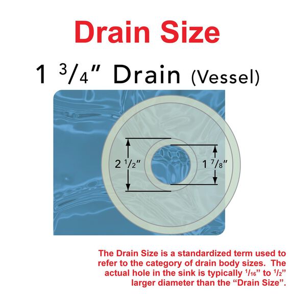 Rectangle Vessel Smooth Porcelain, 19 1/4in x 15in x 5 1/8in, w/Faucet Mount, 1-3/4" Drain White image number 5