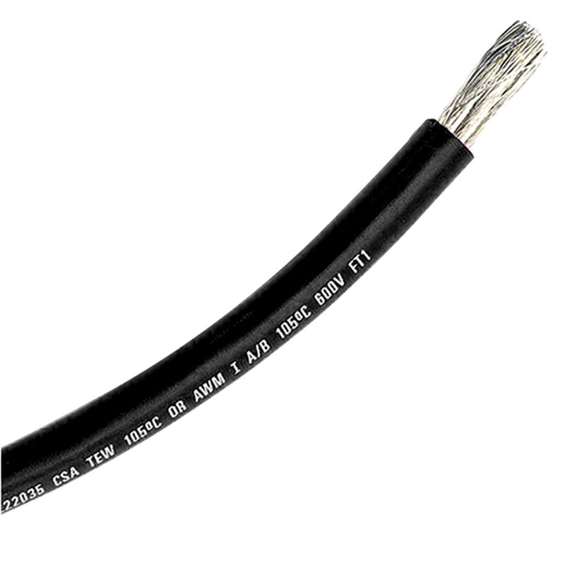 10 AWG Primary Wire by the Foot, Black image number 0
