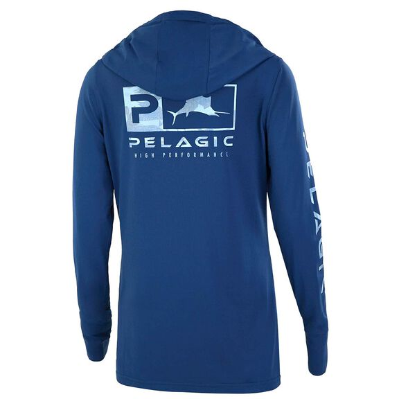 Women's Fish Camo Ultratek Hooded Sun Shirt