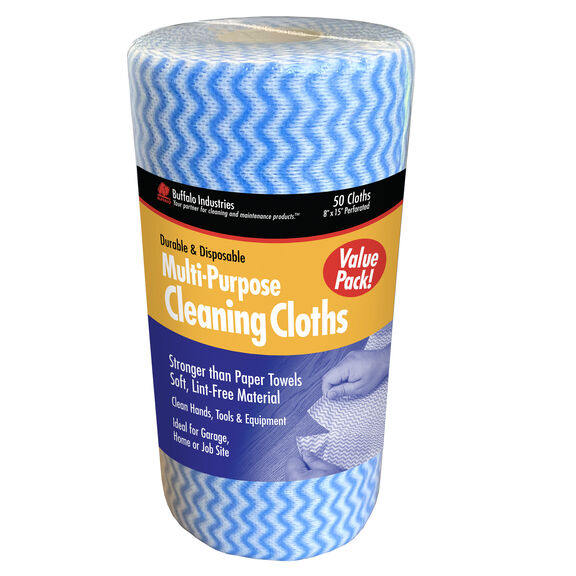 8" x 15" Multi-Purpose Cleaning Cloths, 50 Sheets image number 0