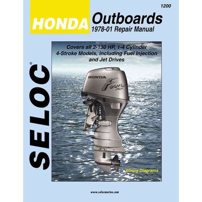 Repair Manual - Honda Outboards, 1978-2001, All models, 2-130HP
