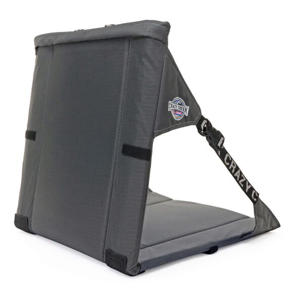 Crazy Creek Original Chair Perfect for Stadium Seats, Camping, Hiking & More, Comfort On All Terrains, Adjustable Straps, Lightweight Design, Water-Resistant, Slate image number 2