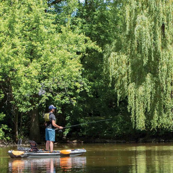 The Catch 100 Sit-On-Top Angler Kayak image number 5
