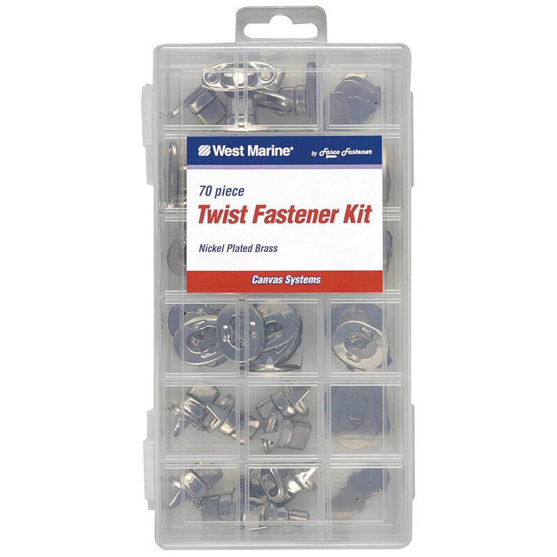 WEST MARINE Canvas Twist Fastener Kit, 70Pack West Marine