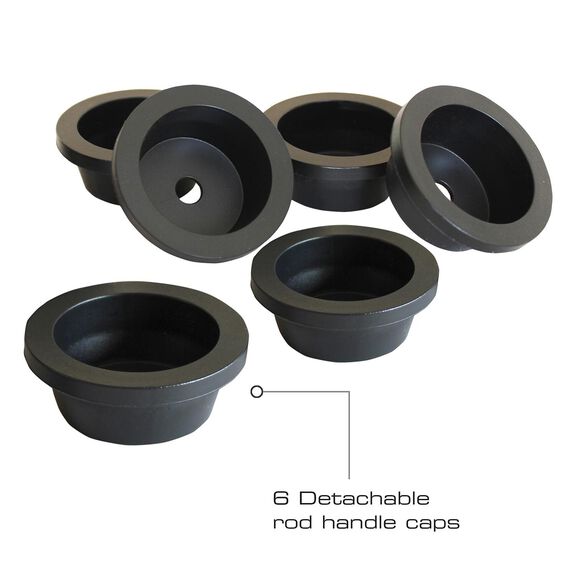 All Weather 3 in 1, Expandable 6 Rod Rack image number 4