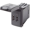 Fast Charge 4.8A Dual USB Charger Switch Mount image number 0