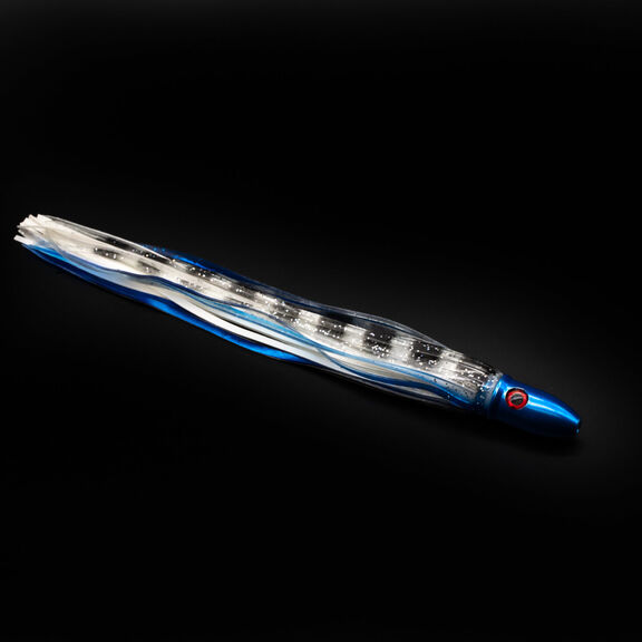 Small Blue Aluminum Bullet Blue/White Rigged image number 0