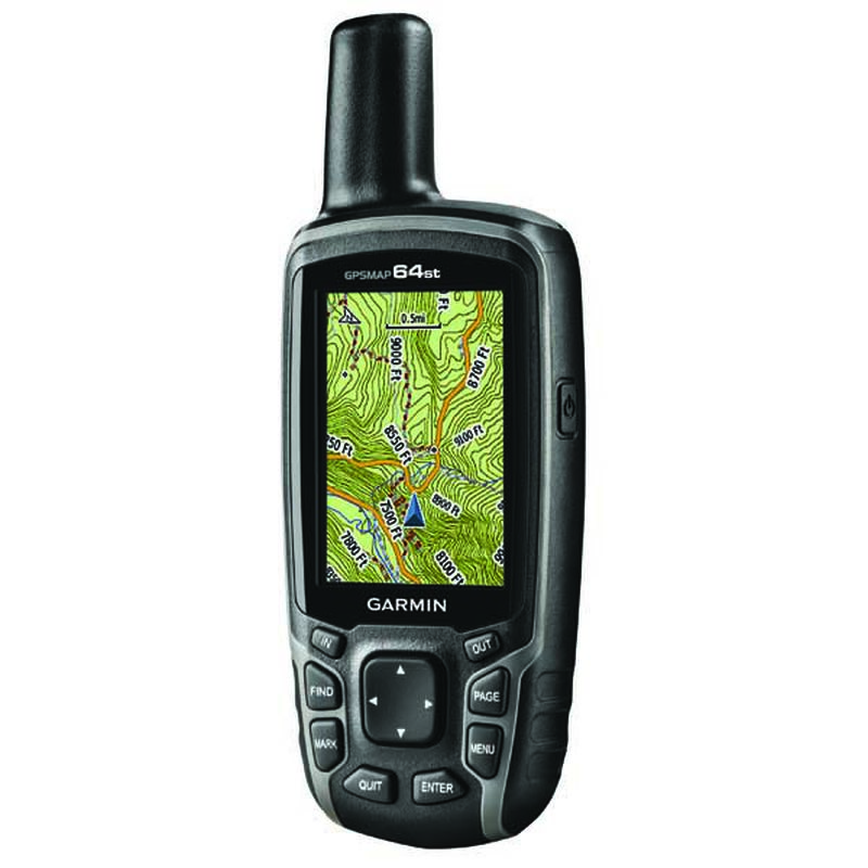 GARMIN GPSMAP 64st Handheld Wilderness Navigator with Topo US 100K Maps