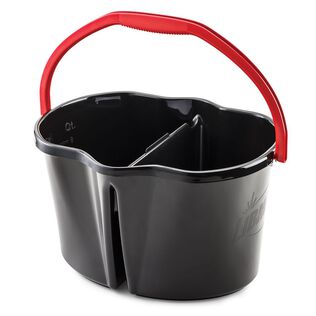 4 Gallon Clean & Rinse Bucket, Black