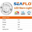 SEAFLO 01 Series LED Courtesy Transom Stern Light Cool White 12V image number 2